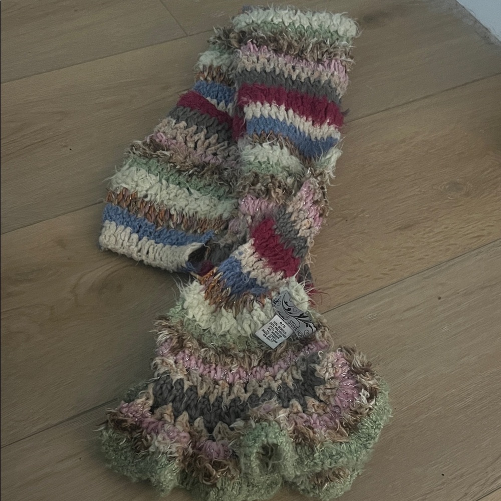 Steve Madden Cozy Multi-Color Knit Scarf - Women Accessories